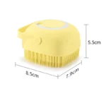 Pet Bath Massage Gloves Brush (Soft Silicone) - Dogs & Cats, Gentle Brushing