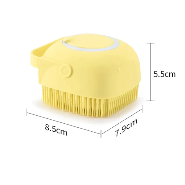 H0f4b455896334085a75769a0a9a39953Y Pet Bath Massage Gloves Brush (Soft Silicone) - Dogs & Cats, Gentle Brushing
