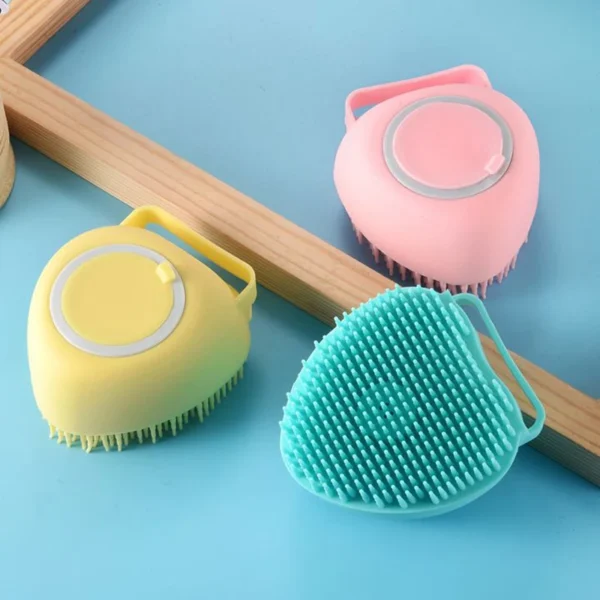 H24960361a4864a55a79129b9d59c570dA Pet Bath Massage Gloves Brush (Soft Silicone) - Dogs & Cats, Gentle Brushing