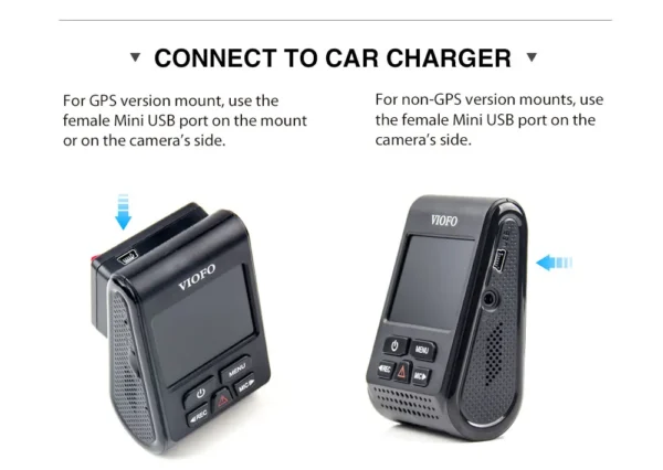 V3 2K WiFi Car Dash Cam (Super Night Vision) - VIOFO A119