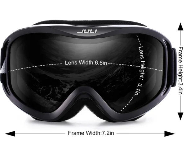 MAXJULI Professional Anti-Fog Ski Goggles (UV400) - Men & Women