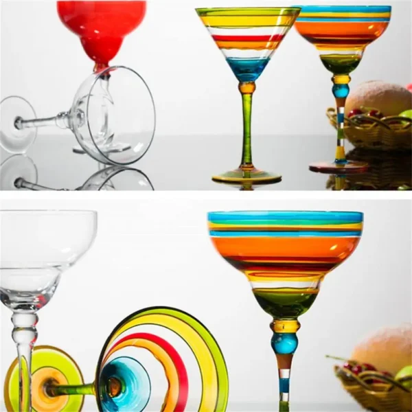 Handmade-Colorful-Cocktail-Cup-Margarita-Europe-Goblet-Cup-Champagne-Cup-Creative-WineGlasses-Home-Bar-WeddingParty-Wine.jpg_ (2) Cool Handmade Colorful Glassware Creative Cocktail Cup (Margarita, Champagne)