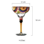 Cool Handmade Colorful Glassware Creative Cocktail Cup (Margarita, Champagne)