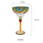 Cool Handmade Colorful Glassware Creative Cocktail Cup (Margarita, Champagne)