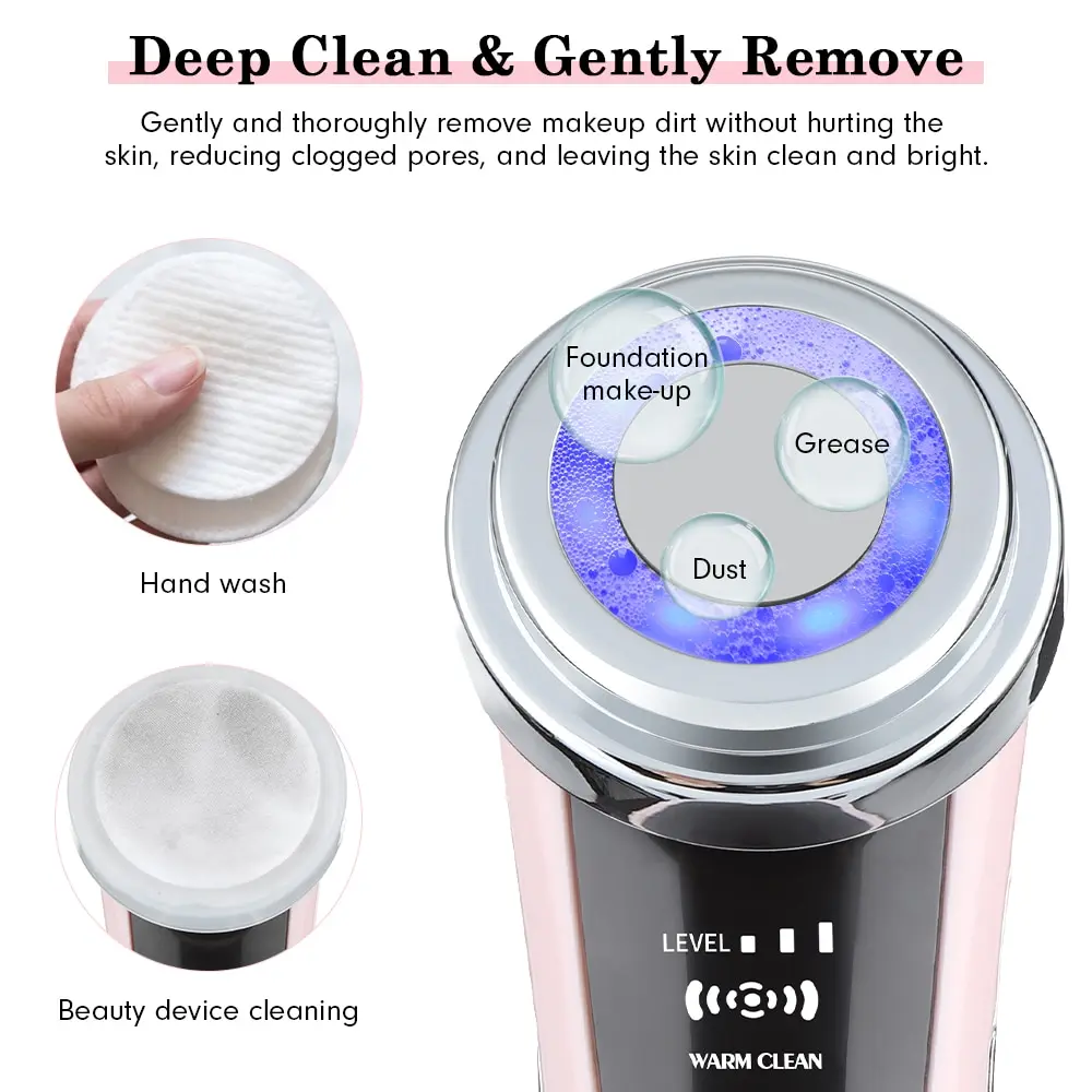 Multi-functional Facial Skin Care Massager Electric Device Clean Face Skin Rejuvenation Lifting Tighten