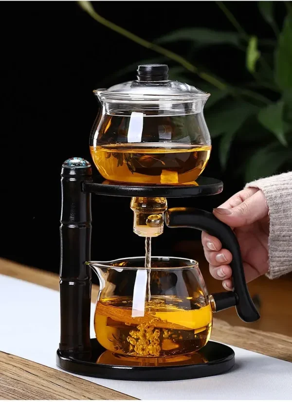 S02166d1b9eaf4671b1b5a3edaf598eaaX Full Automatic Dianthus Caryophyllus Glass Teapot (Heat-Resistant) - Infuser, Drip, Warmer