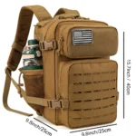 QT&QY Tactical Backpack (25L/45L) - Survival, Hiking, Camping, Unisex