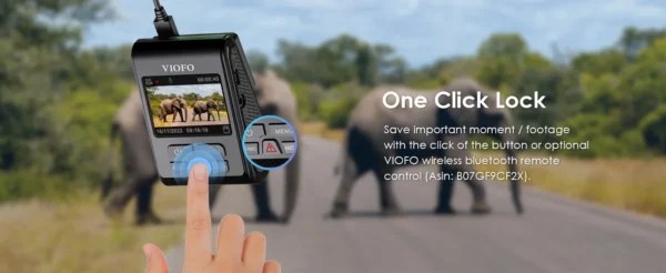 V3 2K WiFi Car Dash Cam (Super Night Vision) - VIOFO A119