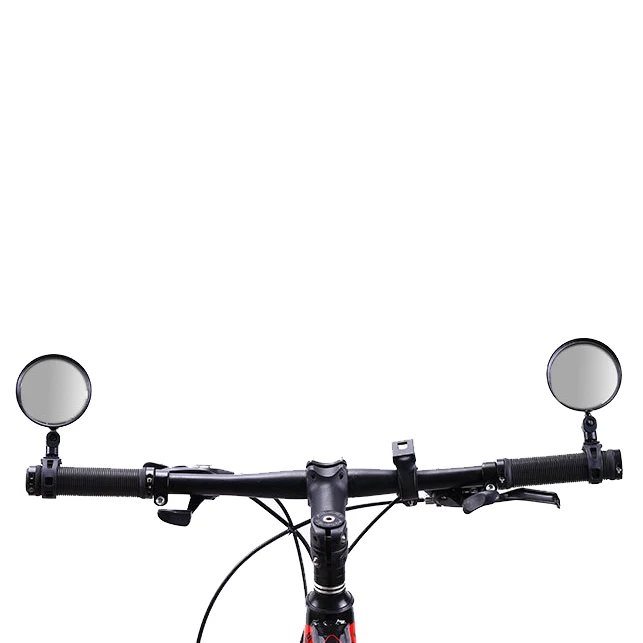 Adjustable Rotation Bike Mirror (Wide-Angle) - Handlebar Mount, Auxiliary Rearview Convex Mirror