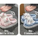 Hello Kitty Slippers (Women's) - Cozy Winter, Indoor/Outdoor
