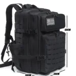 QT&QY Tactical Backpack (25L/45L) - Survival, Hiking, Camping, Unisex