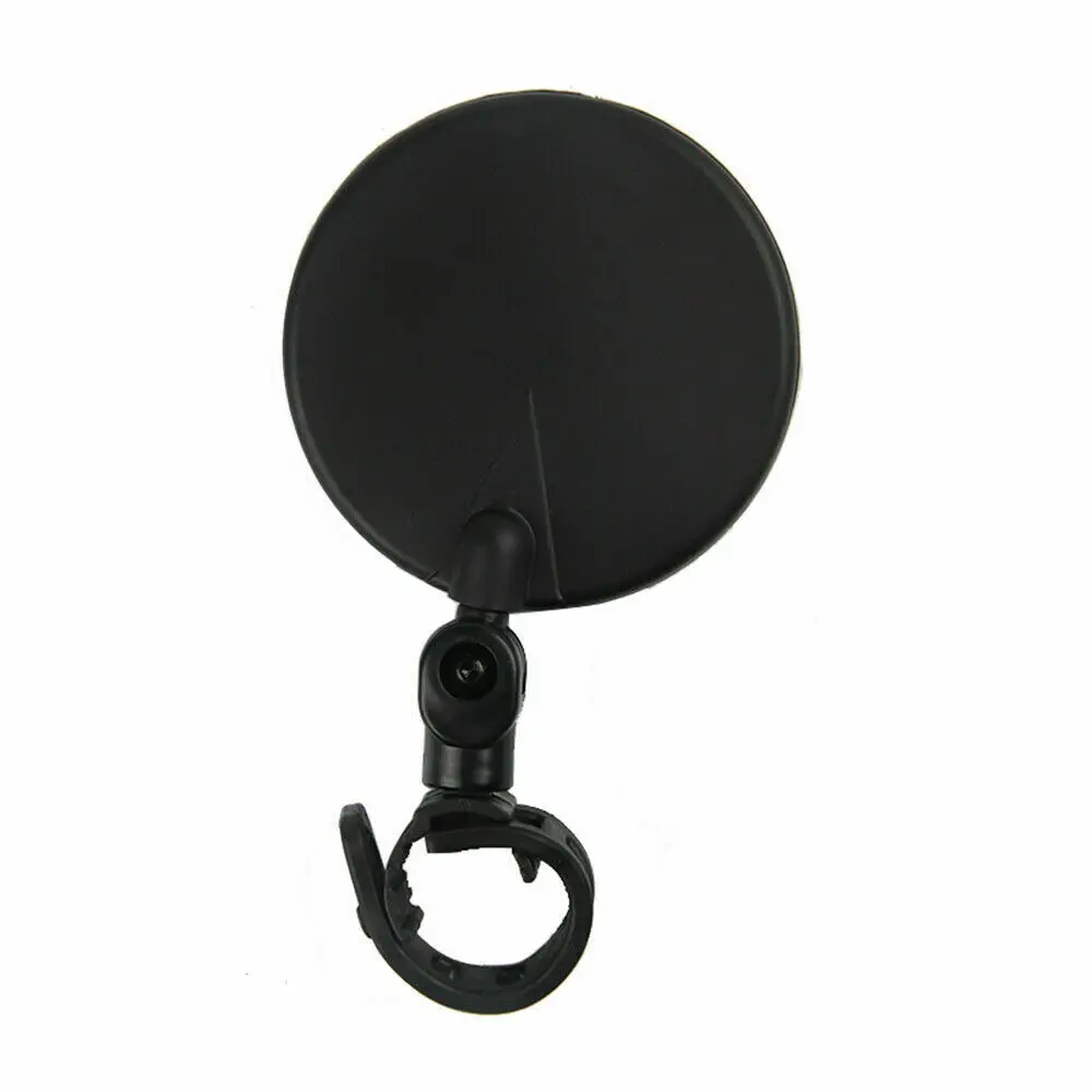 Adjustable Rotation Bike Mirror (Wide-Angle) - Handlebar Mount, Auxiliary Rearview Convex Mirror