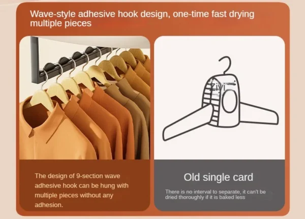 S45affc8a29ed4cdb83dc1f80b649f4d1n Multi-functional Electric Clothes Dryer (Remote Control) - Timer, Warm Air