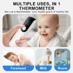Digital Temperature Infrared Thermometer Forehead Non-contact Medical Thermometer LED Display