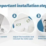 Smart Self-Cleaning Bidet Attachment (Dual Nozzle) - No Electricity