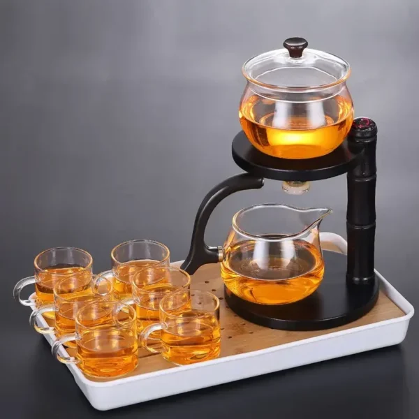 S54a0e9cf1ab340c987e27a6723ae832dc Full Automatic Dianthus Caryophyllus Glass Teapot (Heat-Resistant) - Infuser, Drip, Warmer