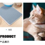 Cat Litter Mat Double Layer Waterproof Non-slip Sand Cat Pad Washable Bed