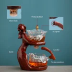 Tea Making Kungfu Tea Set Automatic (Heat-Resistant Glass) - Warmer, Infuser