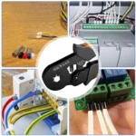 Ferrule Crimper Tool, Ratchet Crimping Tool Kit-Wire Stripper & Crimper Plier, or Plier Set with Connectors