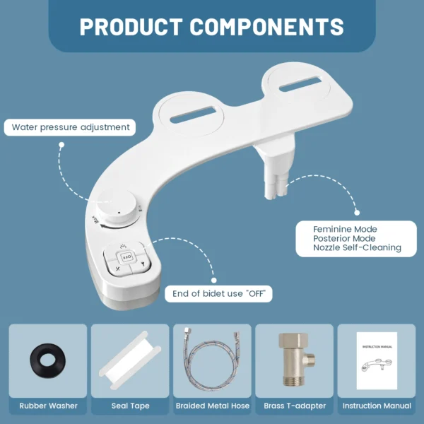 SAMODRA-Non-Electric-Bidet-Self-Cleaning-Dual-Nozzle-Frontal-and-Rear-Wash-Water-Bidet-Toilet-Seat.jpg_ (1) Smart Self-Cleaning Bidet Attachment (Dual Nozzle) - No Electricity