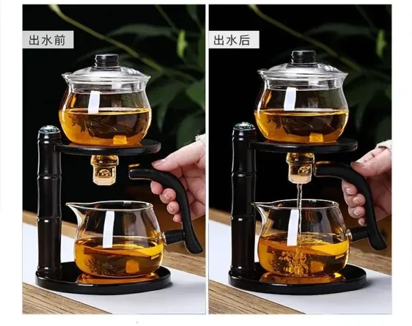 Sa0bfd41a080248c4afb2e2d5c14e0a0b5 Full Automatic Dianthus Caryophyllus Glass Teapot (Heat-Resistant) - Infuser, Drip, Warmer