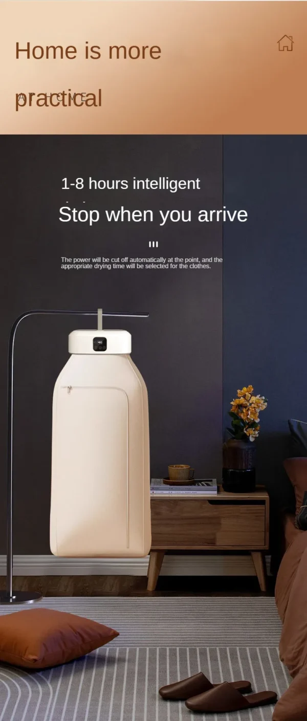 Saffbd721810a444da1f952e3e6f38601k Multi-functional Electric Clothes Dryer (Remote Control) - Timer, Warm Air