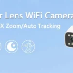 Smart 6K Human Tracking Triple Lens PTZ Security IP Camera CCTV (12MP, WiFi, Outdoor)