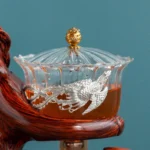 Tea Making Kungfu Tea Set Automatic (Heat-Resistant Glass) - Warmer, Infuser