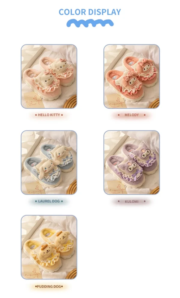 Sb4ee9414f3a64a1ca0e31861662d51bcE Hello Kitty Slippers (Women's) - Cozy Winter, Indoor/Outdoor