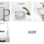 Tea Making Kungfu Tea Set Automatic (Heat-Resistant Glass) - Warmer, Infuser