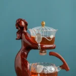 Tea Making Kungfu Tea Set Automatic (Heat-Resistant Glass) - Warmer, Infuser