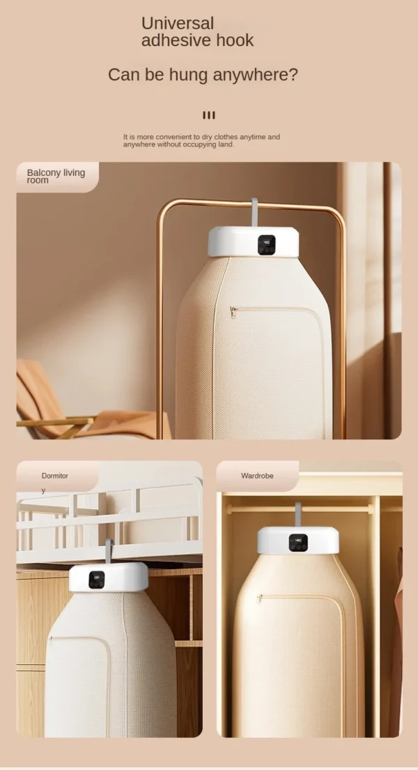 Sd9afbd59c2ed48518e758a162395ce00X Multi-functional Electric Clothes Dryer (Remote Control) - Timer, Warm Air