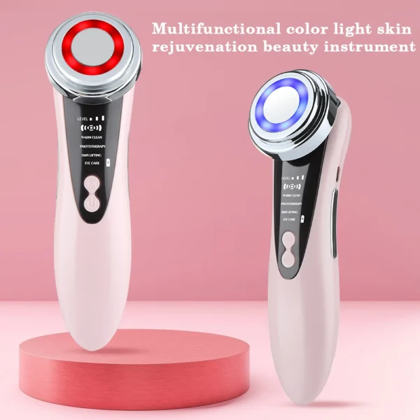 Se4a3216418f44bb58d53e52d8fbe74f0a Multi-functional Facial Skin Care Massager Electric Device Clean Face Skin Rejuvenation Lifting Tighten