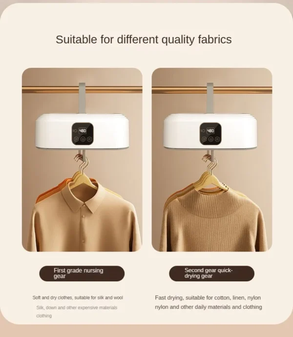 See2dfd06b3404bb6ac6564877d49910b9 Multi-functional Electric Clothes Dryer (Remote Control) - Timer, Warm Air