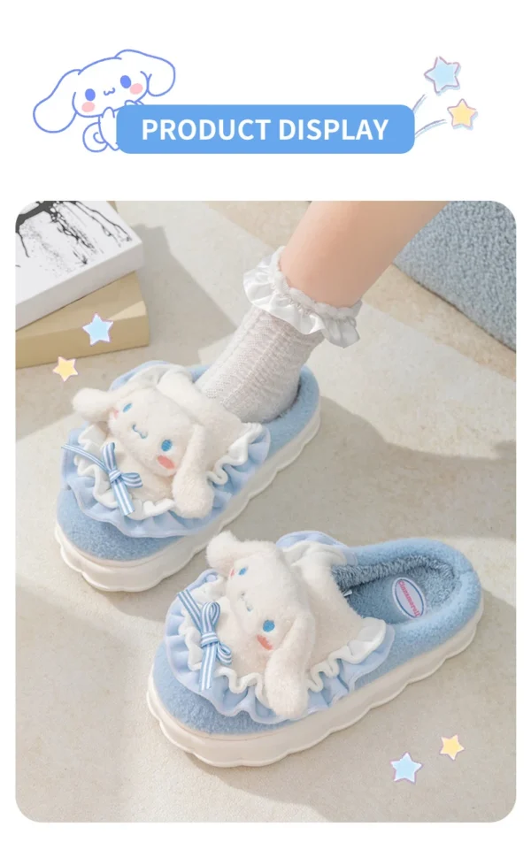 Sf73e098b039a4f60ab0a13bb91b74858A Hello Kitty Slippers (Women's) - Cozy Winter, Indoor/Outdoor