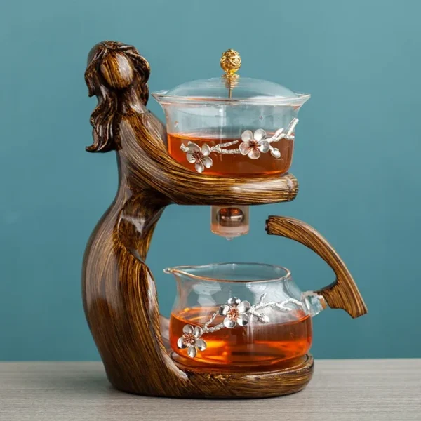 Tea-Making-Kungfu-Teapot-Teacup-Automatic-Tea-Set-Heat-resistant-Glass-Teapot-Holder-Base-Tea-infusers.jpg_640x640.jpg_ (6) Tea Making Kungfu Tea Set Automatic (Heat-Resistant Glass) - Warmer, Infuser