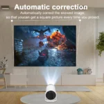 Home Cinema 4K WiFi6 Projector (Android 11) - Portable, 260 ANSI