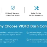 V3 2K WiFi Car Dash Cam (Super Night Vision) - VIOFO A119