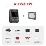 V3 2K WiFi Car Dash Cam (Super Night Vision) - VIOFO A119