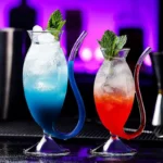 Double-Wall Juice Wine Whiskey Glass Tree & Shadow