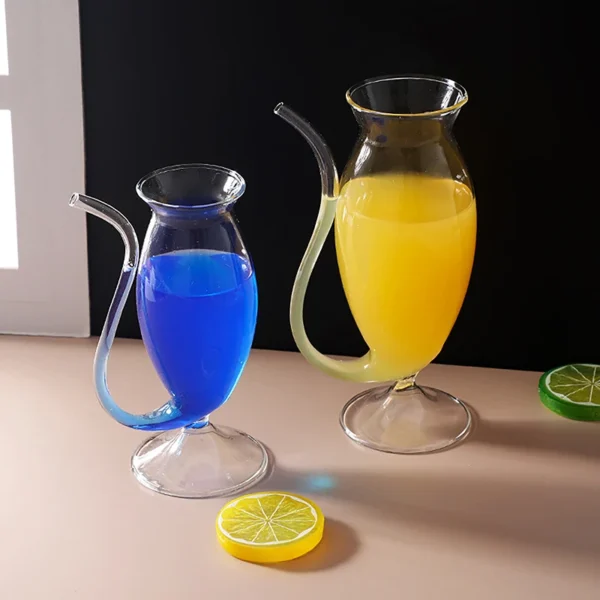Wine-Whiskey-Glass-Heat-Resistant-Sucking-Juice-Milk-Drinking-Tube-Straw-Cup-Creative-Wine-Glass-High.jpg_ (3) Cool Double-Wall Juice Wine Whiskey Glass (Straw Friendly) - Heat Resistant Hot/Cold Drinks