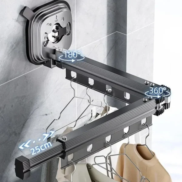 1pc-No-Hole-Wall-Mounted-Drying-Rack-Retractable-Aluminum-Alloy-Material-Windproof-Stable-Suction-Cup-Folding.jpg_ (4) Windproof Wall-Mounted Drying Rack Retractable No-Hole Aluminum Alloy Material