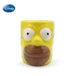 Disney Anime The Simpsons 3D Ceramic Mugs Cartoon Figure Homer Gift