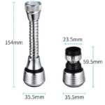 360° Adjustment Kitchen Faucet Extender Dual Mode Water Saving Pressurize Faucet Extender Filter Sprayer