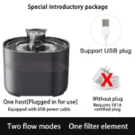 Cat Water Fountain Auto Recirculate Filtering Cats Dog Water Dispenser