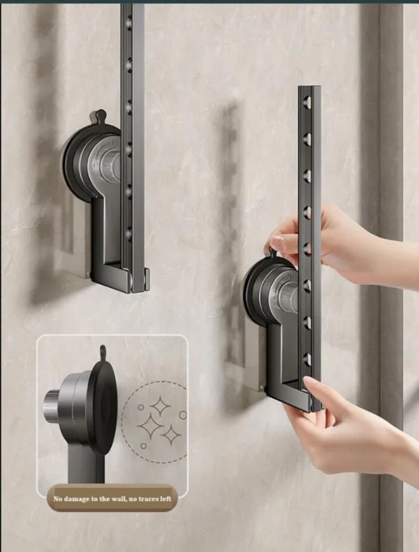 A87d7e2ffbb154633bd5951025f4b82e49 Aluminum Folding Clothes Drying Rack wall Suction Cup