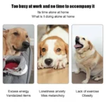 Automatic Tennis Launcher Pet Dogs Chase Toy Mini Tennis Throwing Pinball Machine Fun Interactive