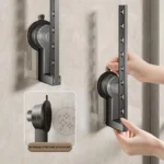 Aluminum Folding Clothes Drying Rack wall Suction Cup
