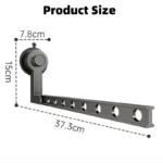 Aluminum Folding Clothes Drying Rack wall Suction Cup
