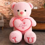 Gift 80/100cm Big Plush Size Teddy Bear Giant Toy Pink Girl Wife Birthday Valentines Day